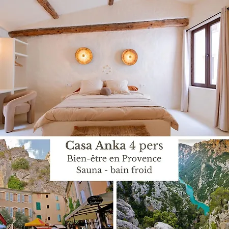 Casa Ananta Bien-etre Aux Portes Du Verdon Refuge Slow Life Et Sensoriel Jusqu A 12 Pers 아파트 La Garde (Alpes-de-Haute-Provence)