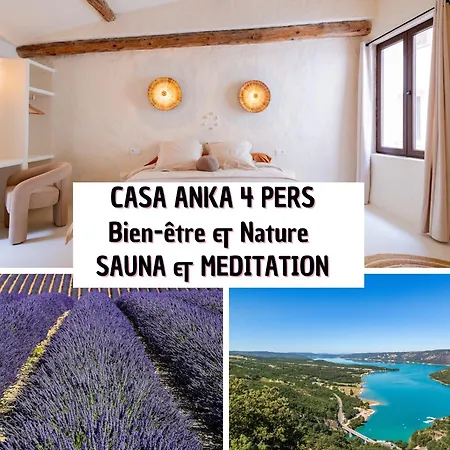 Casa Ananta Bien-etre Aux Portes Du Verdon Refuge Slow Life Et Sensoriel Jusqu A 12 Pers Apartment La Garde (Alpes-de-Haute-Provence)