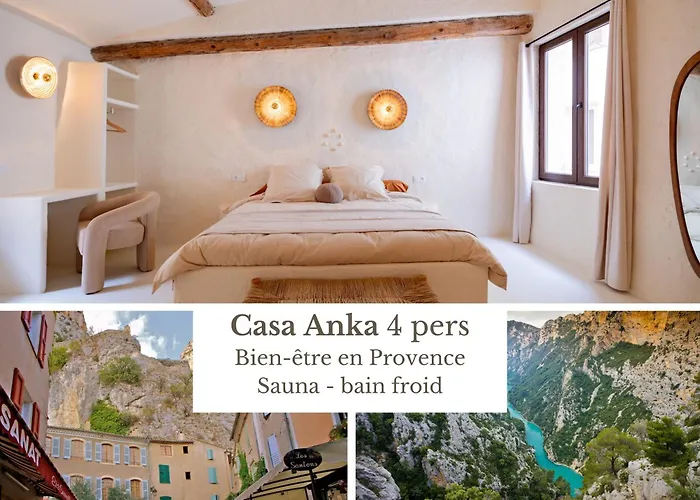 Casa Ananta Bien-être Aux Portes Du Verdon Refuge Slow Life Et Sensoriel Jusqu à 12 Pers Appartamento La Garde (Alpes-de-Haute-Provence)